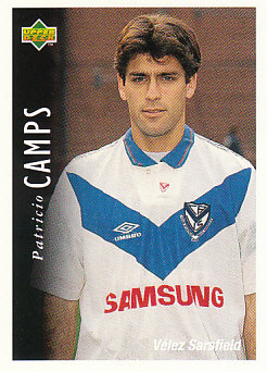 Patricio Camps Velez Sarsfield 1995 Upper Deck Futbol Argentina #98